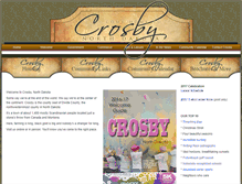 Tablet Screenshot of crosbynd.com